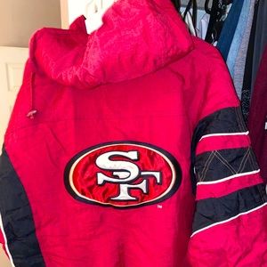 49er puffy jacket